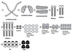 Adaptador baul K. Z650RS (22>) para maleta MONOKEY« o MONOLOCK«
