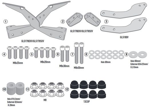 porta maleta BMW  CE 04 22> MONOKEY« o MONOLOCK«
