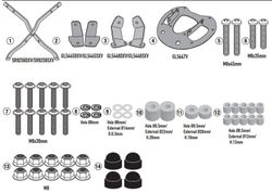 Adaptador baul Voge SR4 350 (22>) para maleta MONOKEY« o MONOLOCK«