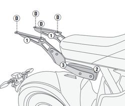 porta maleta BMW  CE 04 22> MONOKEY« o MONOLOCK«