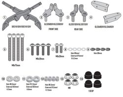 Adaptador posterior T-MAX 560 22> para maleta MONOKEY« o MONOLOCK«