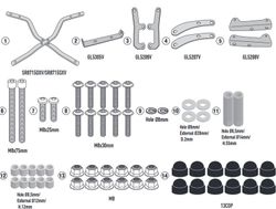 Adaptador baul  leoncino 125 (22>)  para maleta MONOLOCK