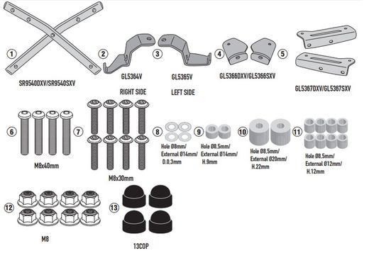 Adaptador posterior para SILENCE S01 (22>) maleta MONOLOCK«