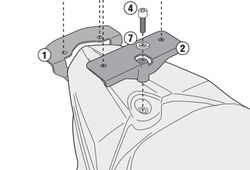 Soporte baul Agility 50-125- r16+ (14 > 21)