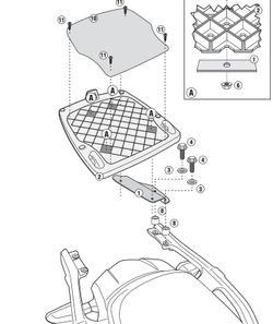 Adaptador-top  kawasaki Versys 1000.12>23