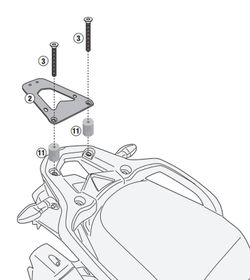 Portaequipajes MK Triumph Tiger 1200 GT (22 > 23)