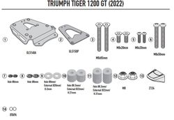 Portaequipajes MK Triumph Tiger 1200 GT (22 > 23)