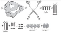 Soporte baúl monokey  bmw f 900r / f 900 xr.900.2020