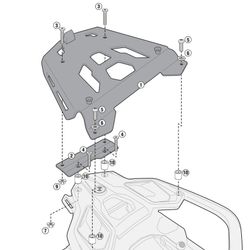 Adaptador-top BMW R1200GS (13>18) y R1250GS (19>23)