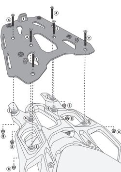Portaequipajes BMW S 1000 XR (15 > 19)
