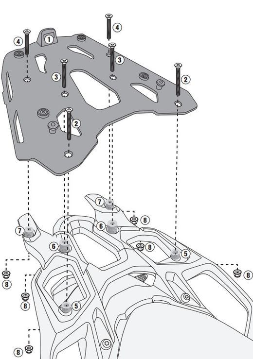 Portaequipajes BMW S 1000 XR (15 > 19)