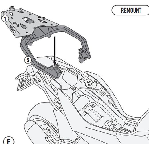 Soporte Baúl BMW S 1000 XR 20>22