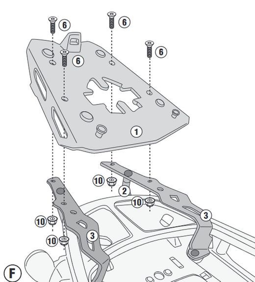 Soporte maleta harley davidson pan america 1250 2021> givi sra8400