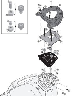 Portaequipajes MP3 300ie-500ie Sport / Business (08/14 > 17)