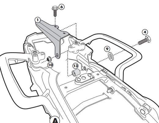 Portaequipajes tr. Tiger 800 / 800 xc / 800 xr (11 > 19)