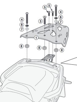 Portaequipajes YAMAHA Tracer 9 - Tracer 9 GT (21-22)
