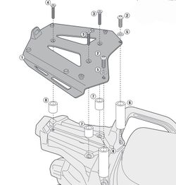 Portaequipajes xt1200z /ze super ténéré (10>20) givi