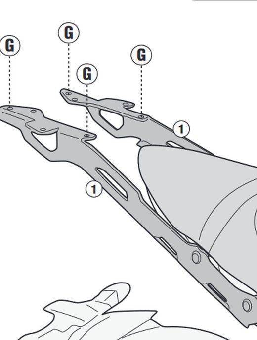 Adaptador-top TRIUMPH Trident 660 (21 > 22)