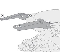 Soporte maleta kawasaki versys 650 (15 > 21) y (22>) givi sr4114