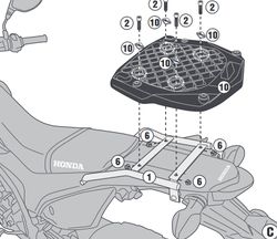 Adapatador b??ul honda crf 300 l (21>)