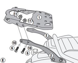 Adaptador portaequipajes Royal Enfield Scram 411 (22 > 23)