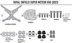 Adaptador portaequipajes  Royal Enfield Super Meteor 650 (23>)