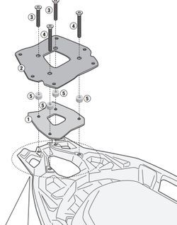 Adaptador-top BMW C 400 GT (19 > 23)