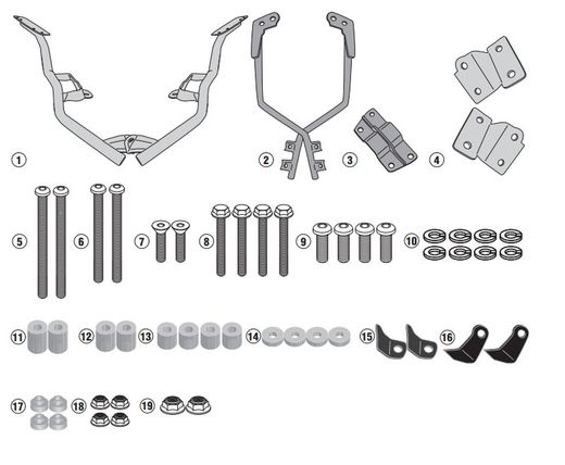 Adaptador-top YAMAHA T-MAX 560 (20>21)