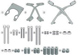 Adaptador parrilla ténéré 700 (19 > 20) y (21>)