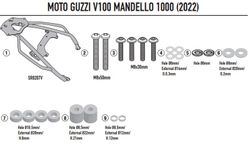 Adaptador parrilla Moto Guzzi V100 Mandello 1000 (22>)