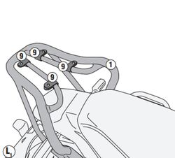 Portaequipajes Leoncino 500 / 500 Trail (17 > 23)