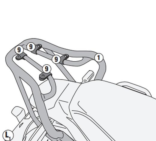 Portaequipajes Leoncino 500 / 500 Trail (17 > 23)