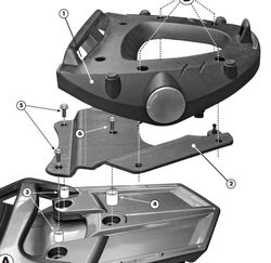 Portaequipajes yamaha fjr 1300 (06 > 20) MONOLOCK«