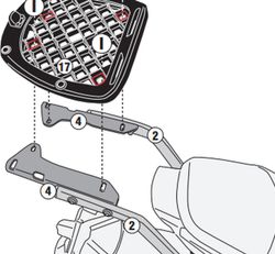 Adaptador-top Voge Trofeo 300 AC (20 > 22)