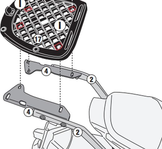 Adaptador-top Voge Trofeo 300 AC (20 > 22)