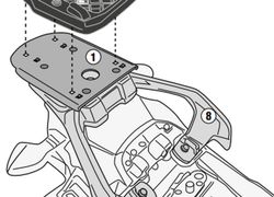 Adaptador-top Suzuki V-Strom 250 (17 > 21)