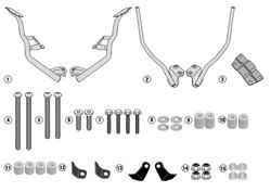 Adaptador parrilla givi yamaha.tmax 530 17>19