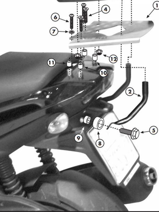 Adaptador-top Gilera Runner 50-125-200 (06 > 15)