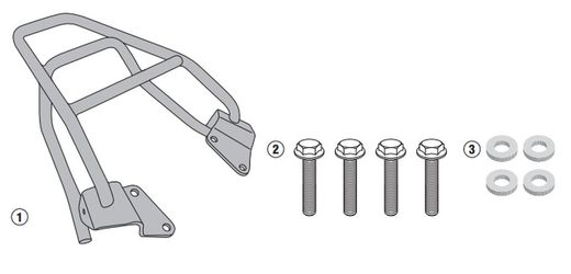 Portaequipajes Honda CB 125F (15 > 20)