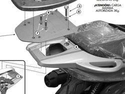 Soporte b??ul kymco agility 50-125-150-200 r16 (08 > 13)