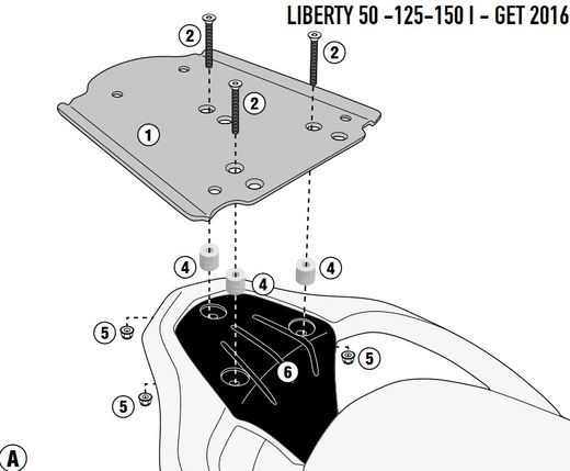 Soporte baul liberty 50/125 02>21