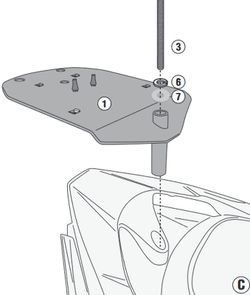 Porta baúl  SYM.JET.X125 2021