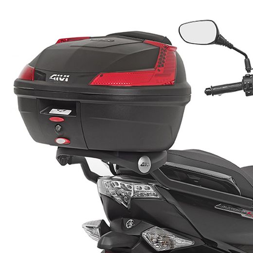 Adaptador baul yamaha Majesty S 125 (14 > 17)