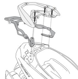 Portaequipajes Yamaha N-Max 125-155 (15 > 20)