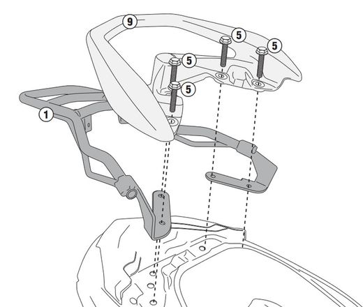 Aapatador maleta yamaha n-max 125 (15 > 20)