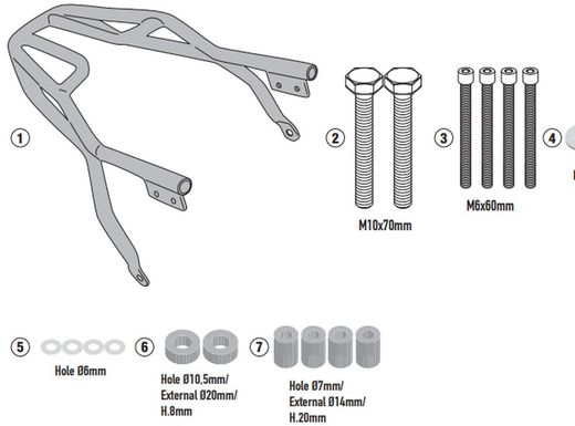 Portaequipajes Benelli Imperiale 400 (20 > 23)