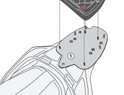 Adaptador-baúl Honda SH 125-150 (20 > 23)