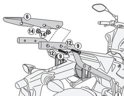 portaequipajes Yamaha MT 125 (20>)