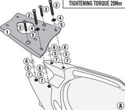 ZONTES 350D (23>) Adaptador bául