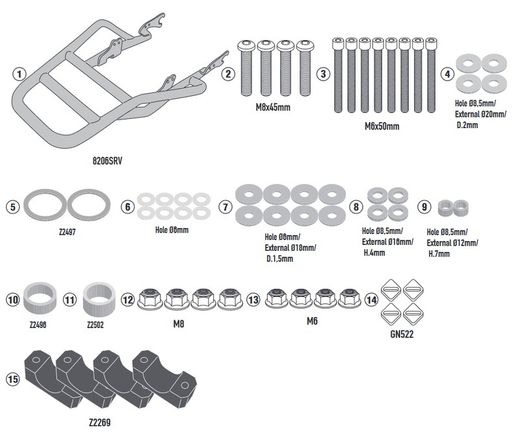 Portaequipajes M.G.V7.STONE 21>